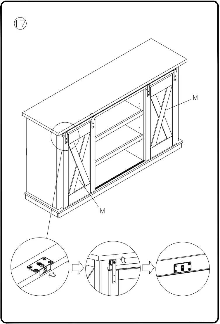ASHLEY W27548 54 Inch Arlenbry TV Stand - fig 11