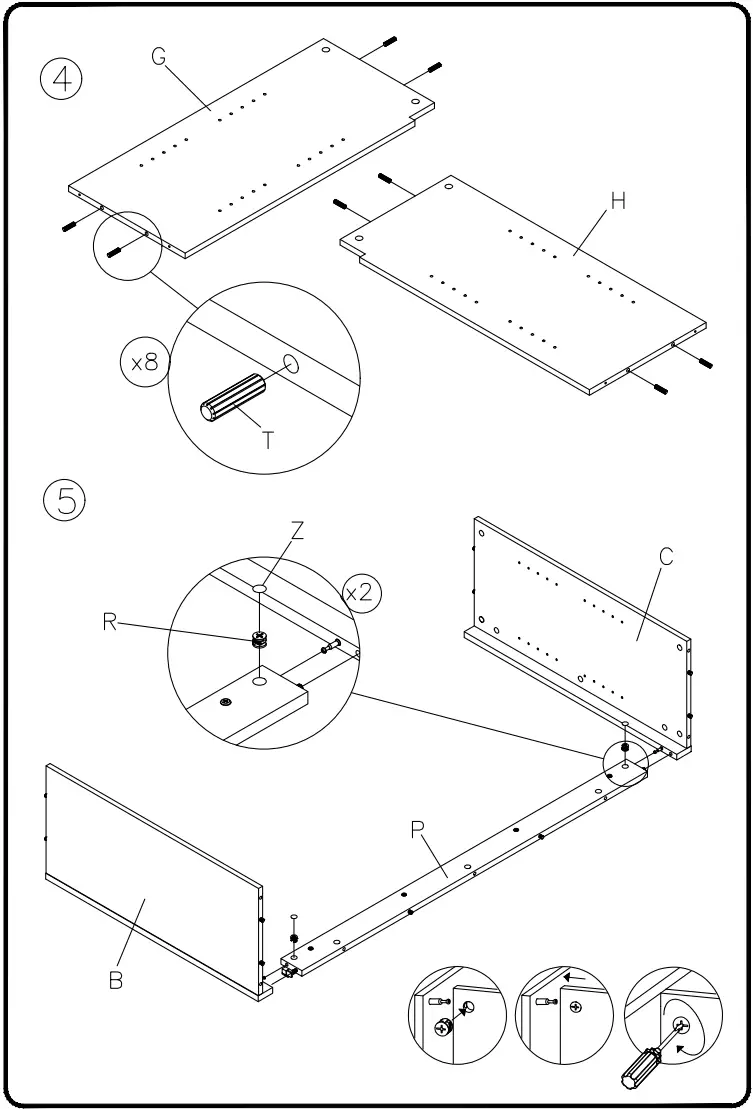 ASHLEY W27548 54 Inch Arlenbry TV Stand - fig 4