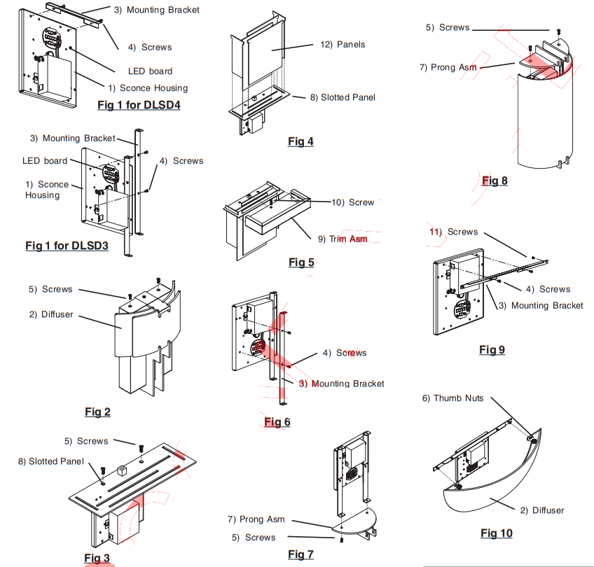 LITHONIA LIGHTING DLSD10 Box boxed - fig