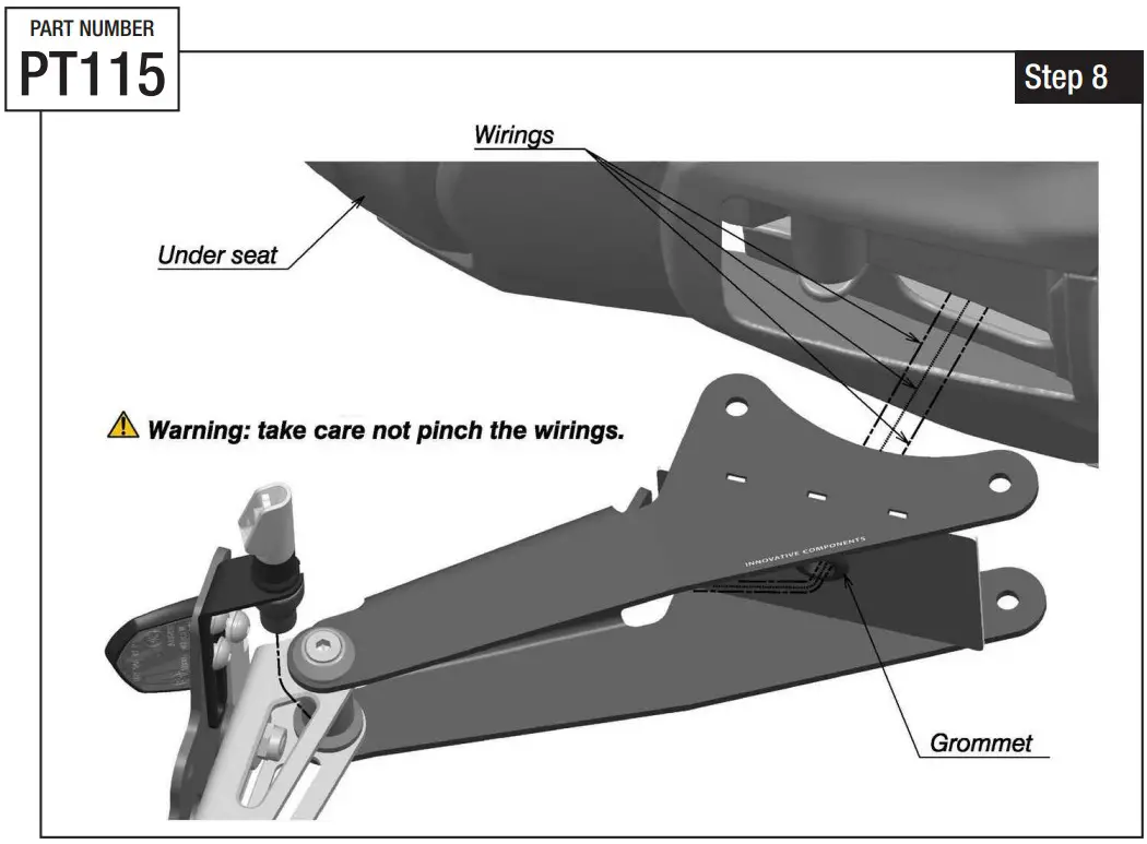 rizoma PT115 License Plate Support For Triumph Street - Figure 11