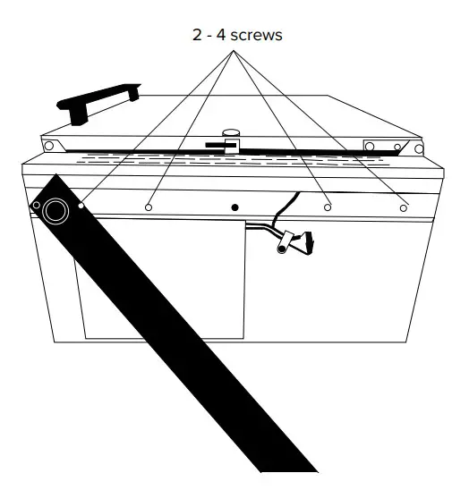 Remove the old kickplates (single unit shown)