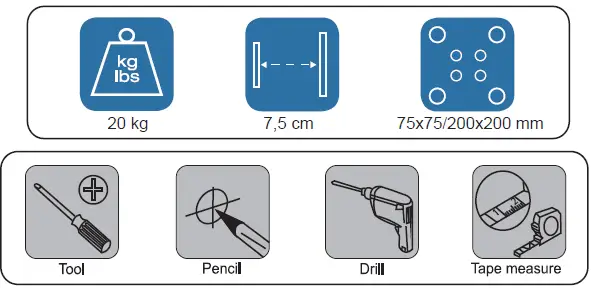 Newstar-FPMA-W115-Flat-Screen-Wall-Mount-fig-2