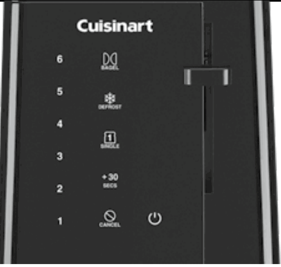 Cuisinart CPT T20 2 Slice Touchscreen Toaster - Idle mode