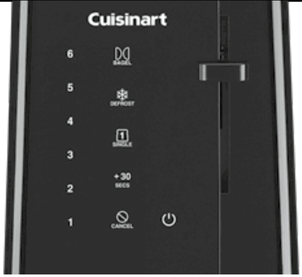 Cuisinart CPT T20 2 Slice Touchscreen Toaster - Wake mode