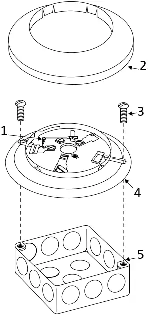 NOTIFIER B612LP Plug In Detector Base A2