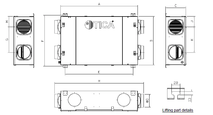 TICA-TRV015-Series-Ventilator-Heat-Recovery-Fresh-Air-Handling-Unit-fig- (3)