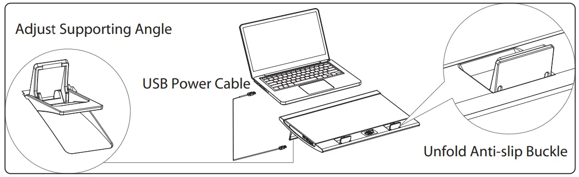 DEEPCOOL WIND PAL FS Notebook Cooler - How to Use