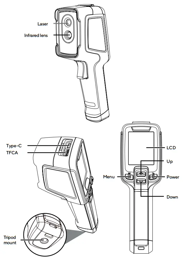 ADA INSTRUMENTS TEMPRO VISION 120 IR Thermometers - PRODUCT DESCRIPTION