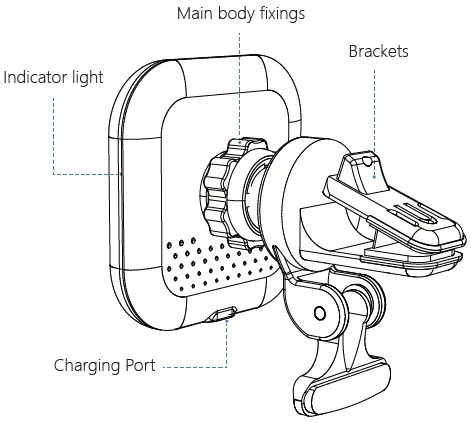 Chargers-W107-Car-Wireless-Charging-Bracket-FIG-2