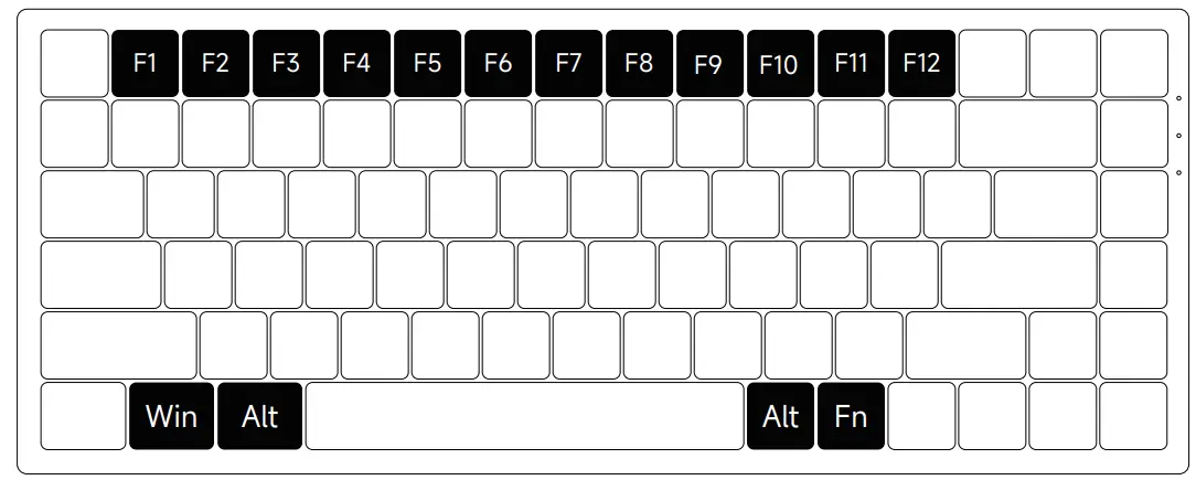 AKKO 3084S Shine Through Keyboard 2