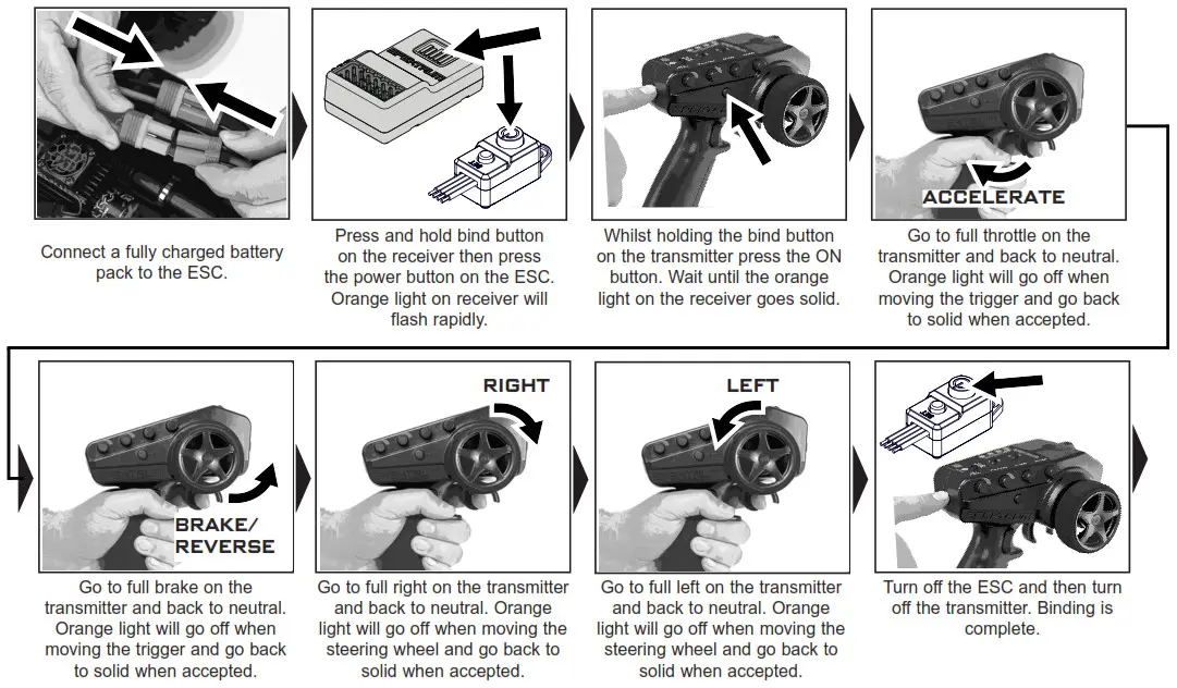 ARRMA ARA4305V3 BLX RC Vehicle - Binding - Enabling AVC