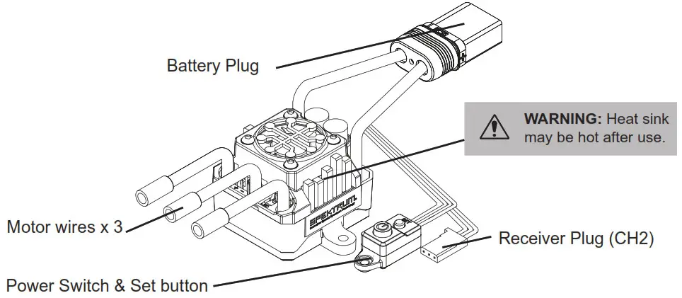 ARRMA ARA4305V3 BLX RC Vehicle - Electronic Speed Controller (ESC)