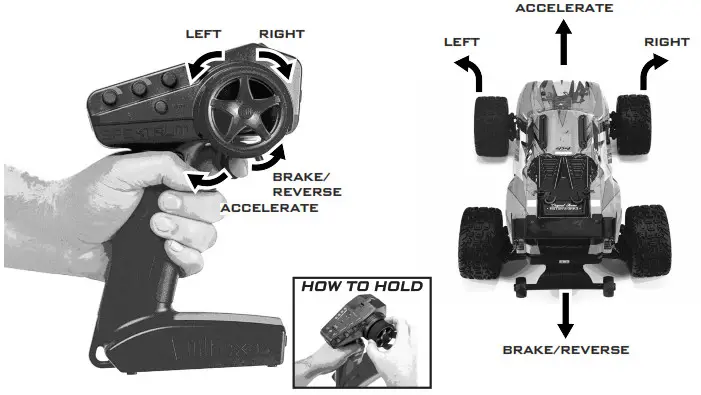 ARRMA ARA4305V3 BLX RC Vehicle - How to Drive