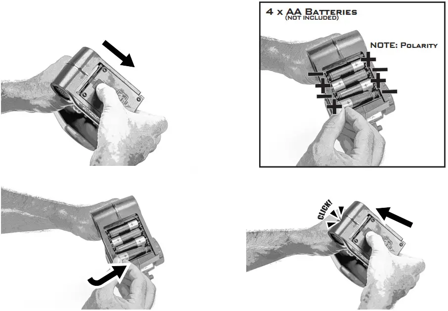 ARRMA ARA4305V3 BLX RC Vehicle - Install AA Batteries In Controller