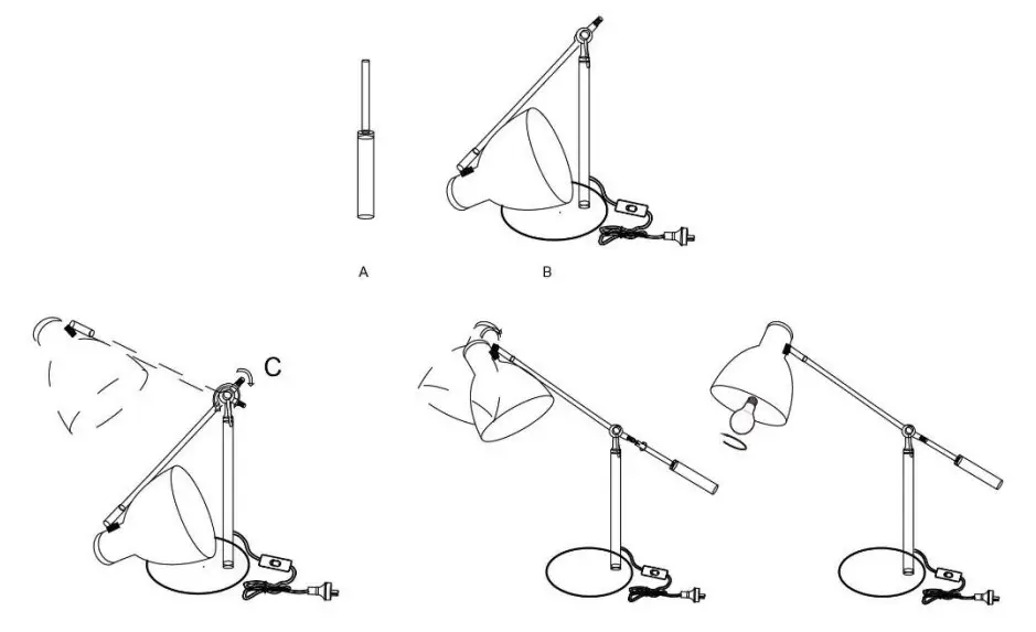 Kmart Cantilever Desk Lamp