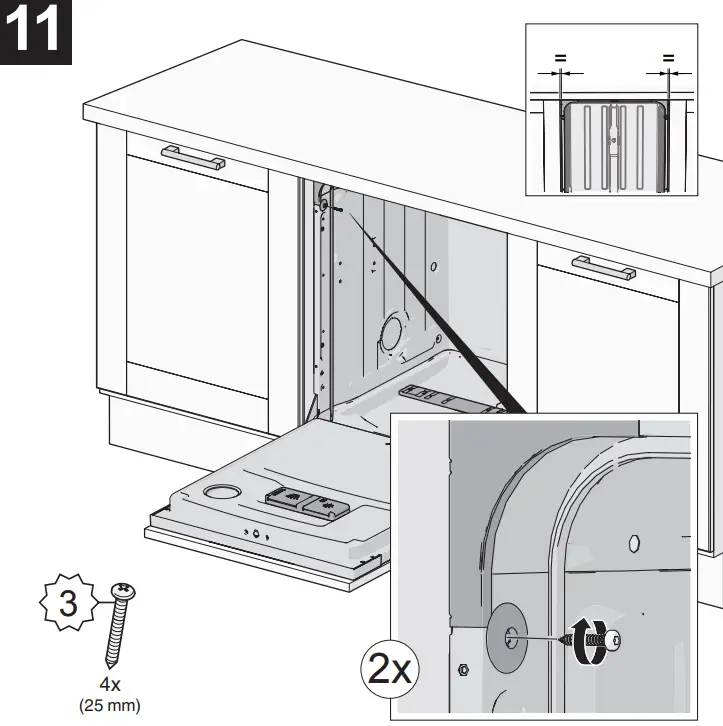 Hisense 254HV671C60UK Integrated Full Size Dishwasher - FIG25