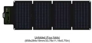 TOPSOLAR T05SC60-1 SolarFairy 60W Portable Foldable Solar Panel Charger Kit -2