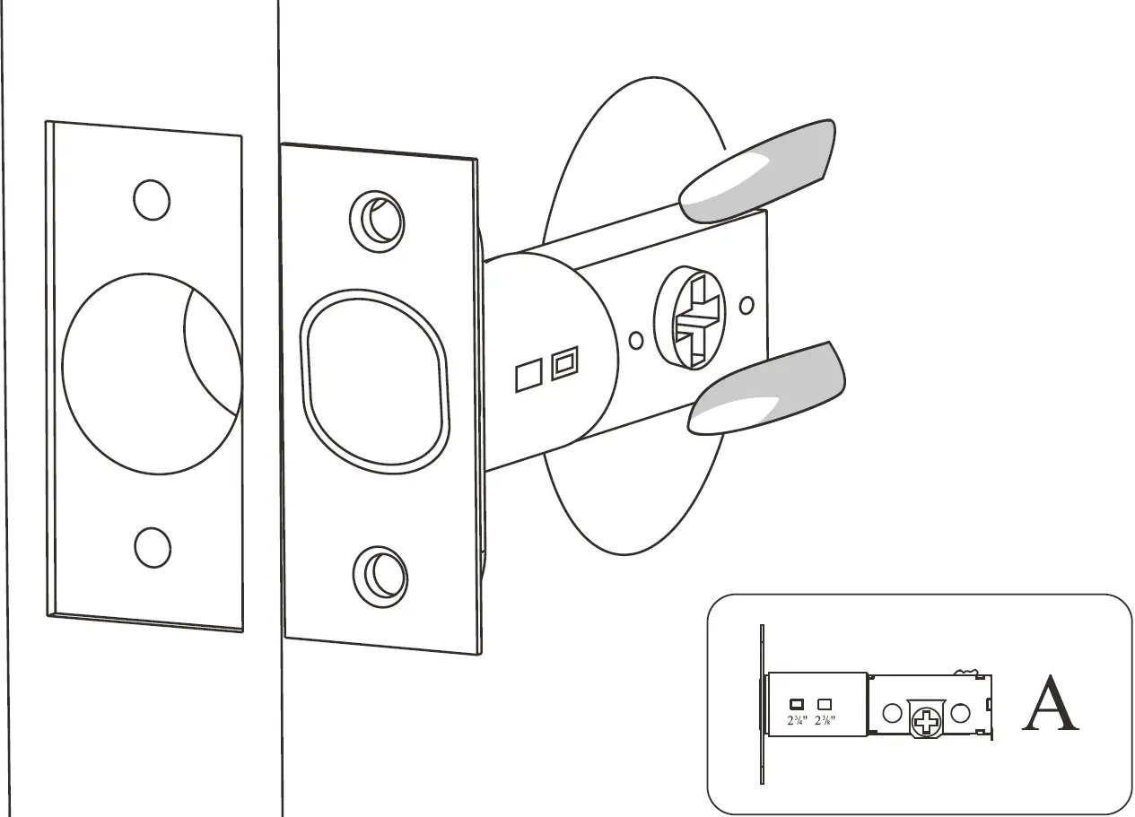 Install the Latch and Strike