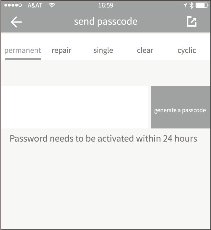 Permanent Passcode 01