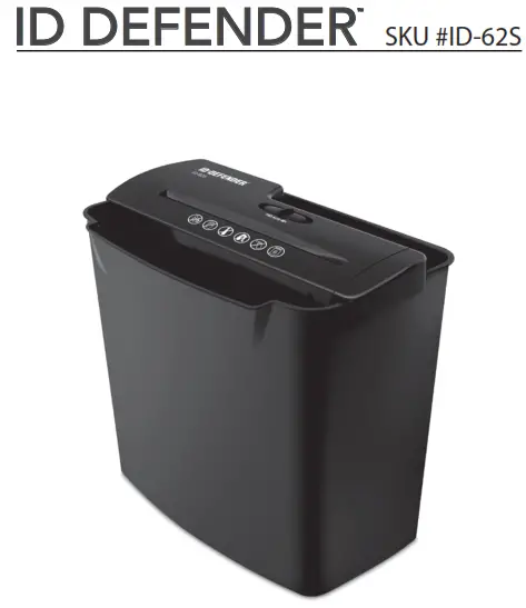 Homedics ID-62S ID Defender User Manual and Warranty - ID DEFENDER