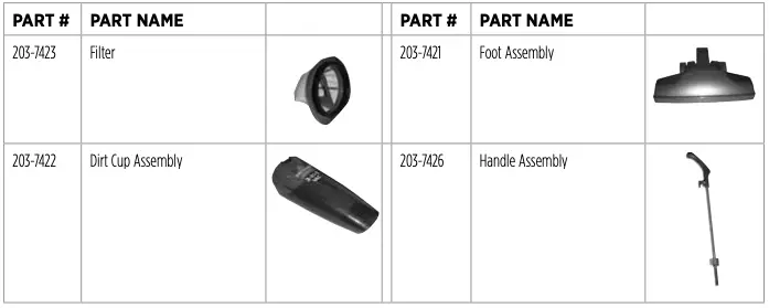 Replacement Parts