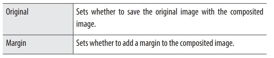 RICOH G900 G900SE - Compositing Images during Shooting