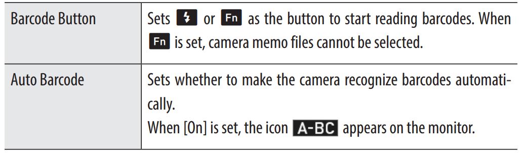 RICOH G900 G900SE - Using a Barcode