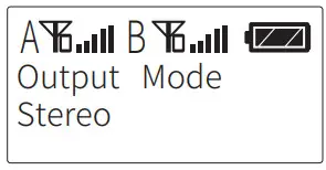 godox WMic S1 UHF Portable Real Time-Display brightness setting