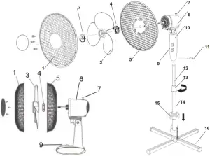 Assembly - 2. AD7305 & 4. AD7302
