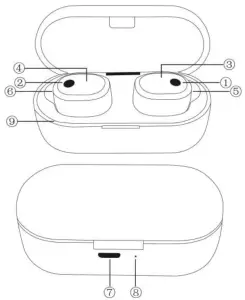 avlink 100571UK True Wireless Earphones with Charging Case - Overview