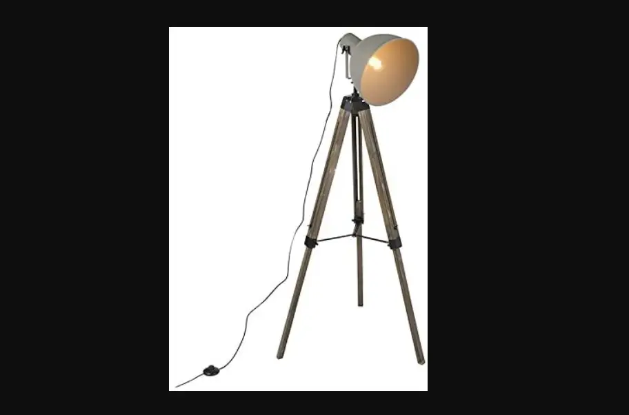 Qazqa 96596 Laos Fl Wood And Grey Metal Shade Instruction Manual