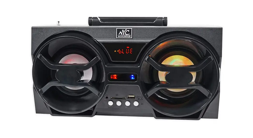 Nyc Acoustic Npb3 Dual 4 Inch 30w Bluetooth Boombox With Led Light Owner's Manual Nyc Acoustic Npb3 Dual 4 Inch 30w Bluetooth Boombox With Led Light Owner's Manual