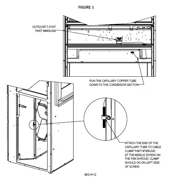 Bard CMA-43 Field-Installable Outdoor Thermostat fig1