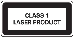 Class 1 laser product