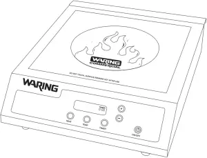 WARING Commercial Induction Range 120V 1800W