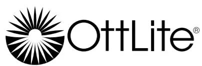 OttLite 9WCG59 Riley LED Desk Lamp with Wireless Charging - logo