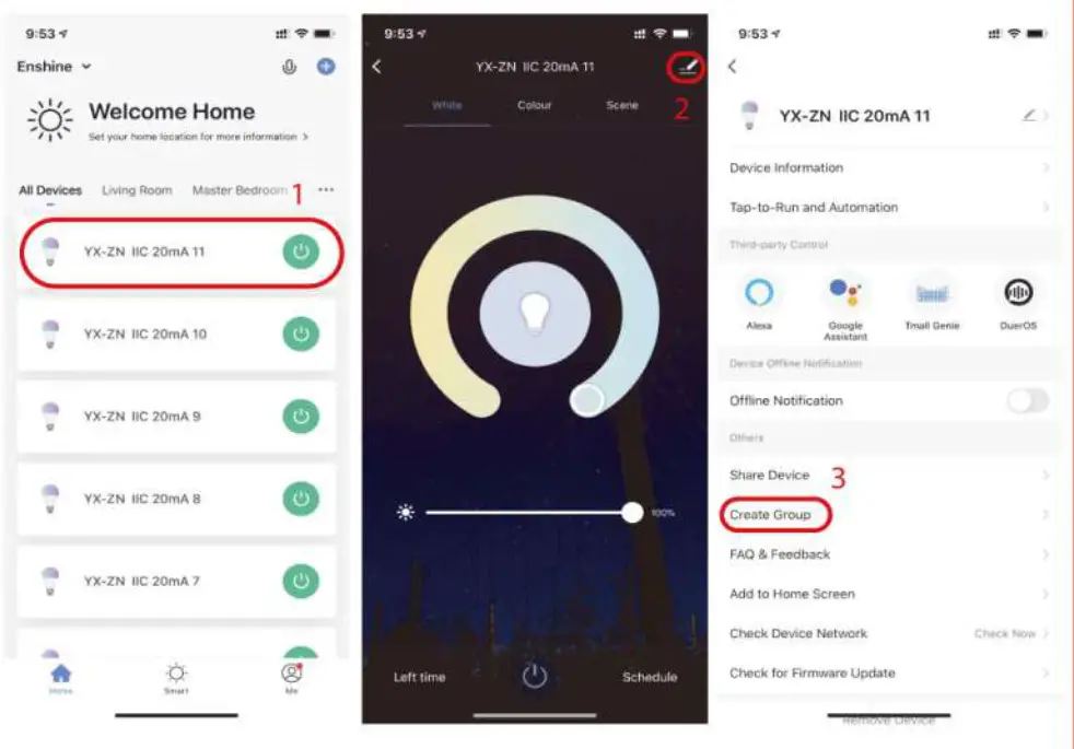 Xiamen Yinxu Industry Trade WSLB Smart bulb - Add divice 5