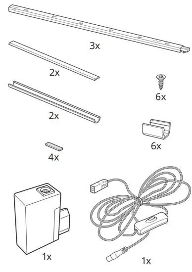 IKEA LEDBERG LED Lighting Strip - figure 2