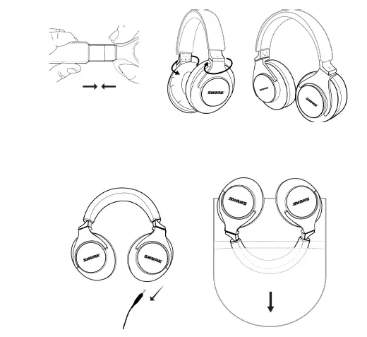 SHURE SRH840A Professional Studio Headphones 2