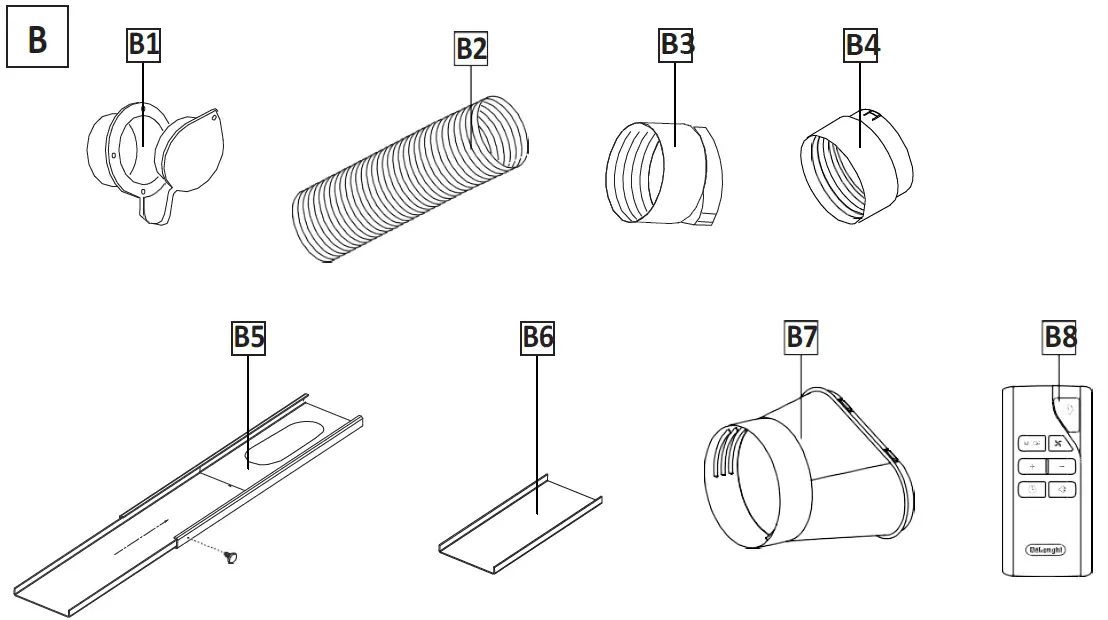 DeLonghi PACEL376HGRFK-6AL WH Portable Air Conditioner 2