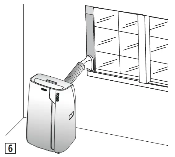 DeLonghi PACEL376HGRFK-6AL WH Portable Air Conditioner 6