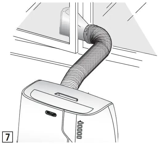 DeLonghi PACEL376HGRFK-6AL WH Portable Air Conditioner 7