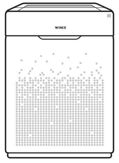 WINIX AZPU370-IWB Air Purifier - AIR