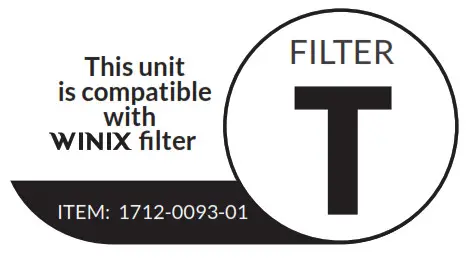 WINIX AZPU370-IWB Air Purifier - FILTERc