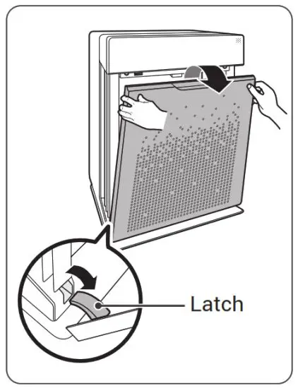 WINIX AZPU370-IWB Air Purifier - Latch