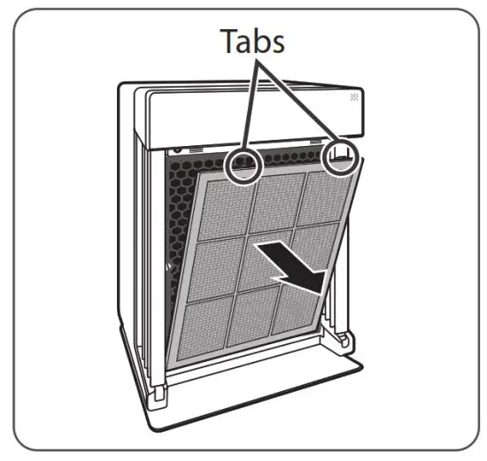 WINIX AZPU370-IWB Air Purifier - Tabs
