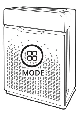 WINIX AZPU370-IWB Air Purifier - mode