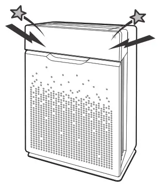 WINIX AZPU370-IWB Air Purifier - noise