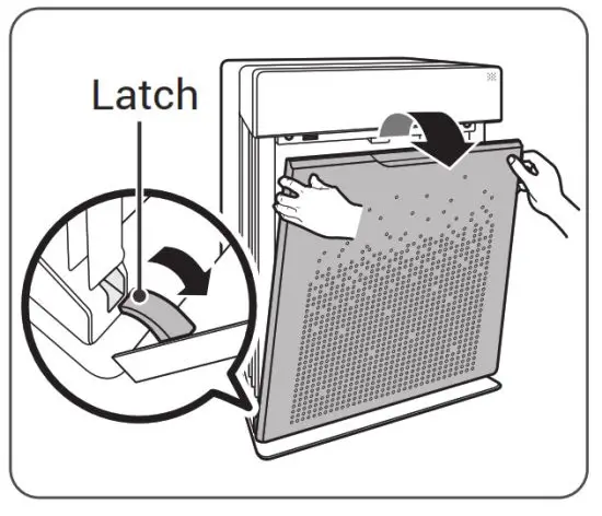 WINIX AZPU370-IWB Air Purifier - position