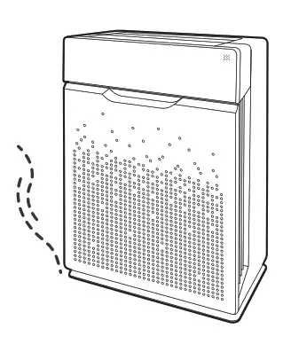 WINIX AZPU370-IWB Air Purifier - smell